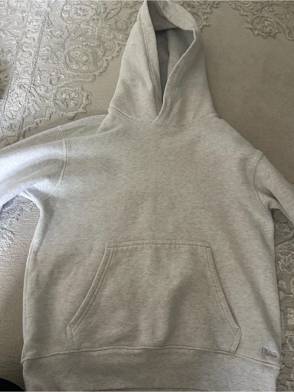 Women’s Light Gray Hoodie Sweater